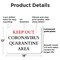 Signmission Keep Out Quarantine OSHA Notice Sign, Plastic, 18in W x 12in L, 2PK OS-2PACK-NS-P-1218-25585 - alternate 7